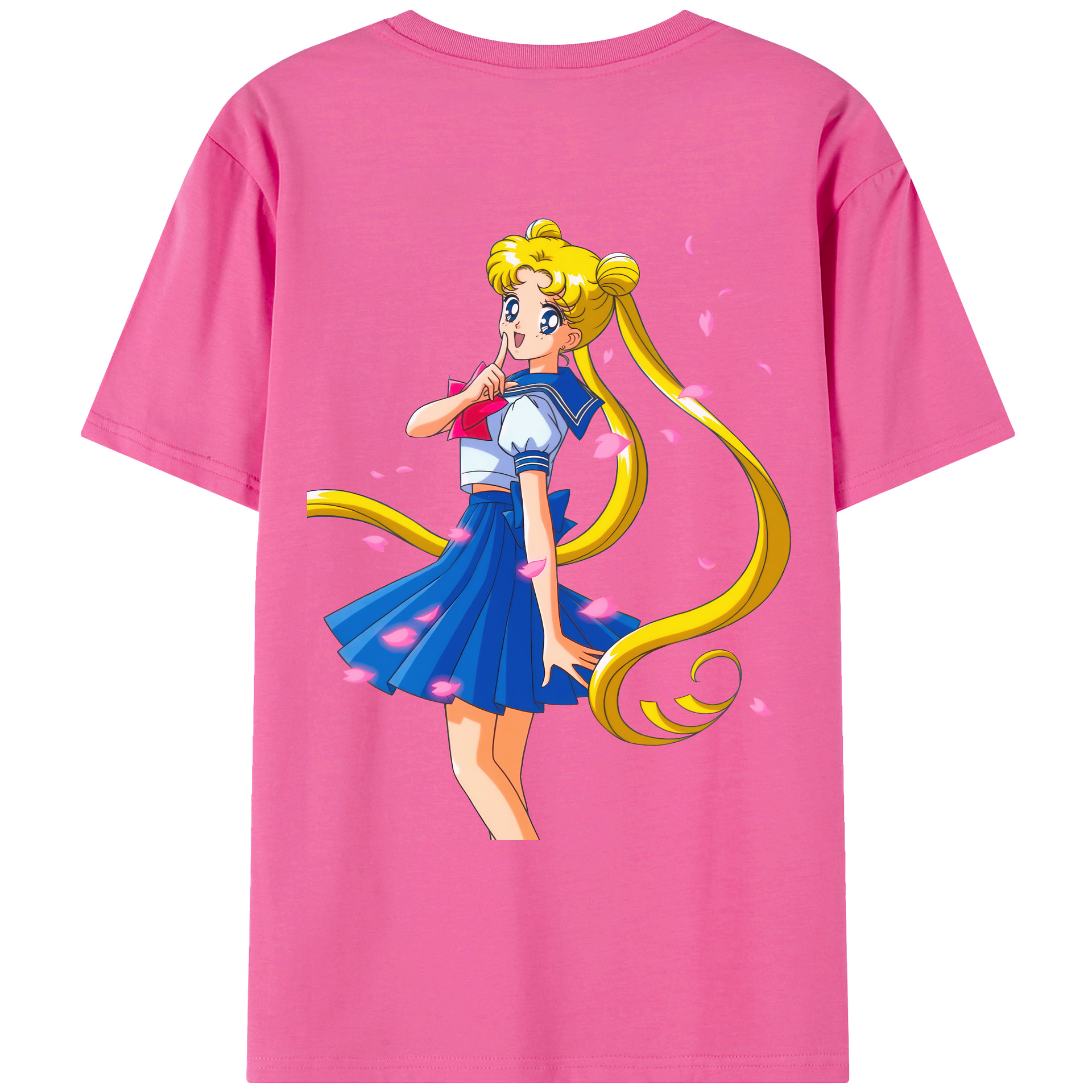 （画像用） 美少女戦士セーラームーン 愛野 美奈子 あいの みなこ Sailor Moon Aino Minako レディース半袖Tシャツ(バックプリント)
